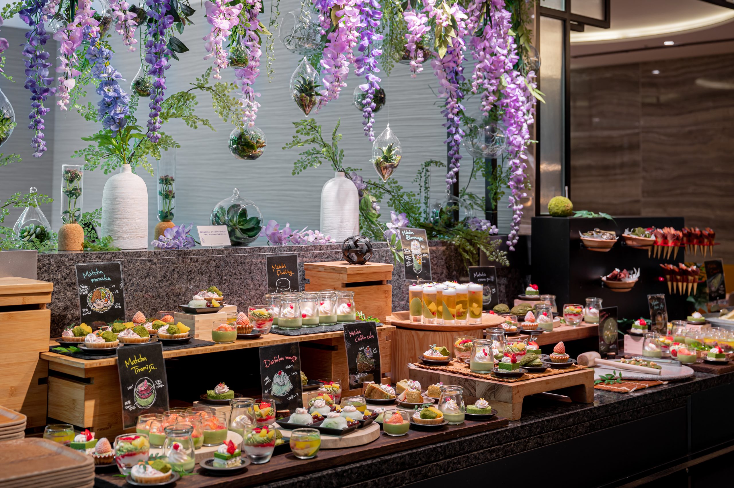 Dessert & Lunch Buffet - Matcha and Pink - ANA Crowne Plaza Osaka